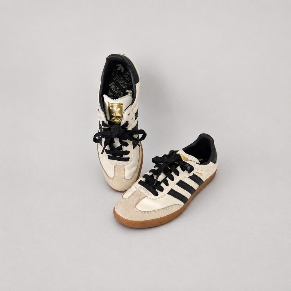 adidas Originals SAMBA OG Low sneakers ID0478 Womens 8.5 Cream/Black Leather